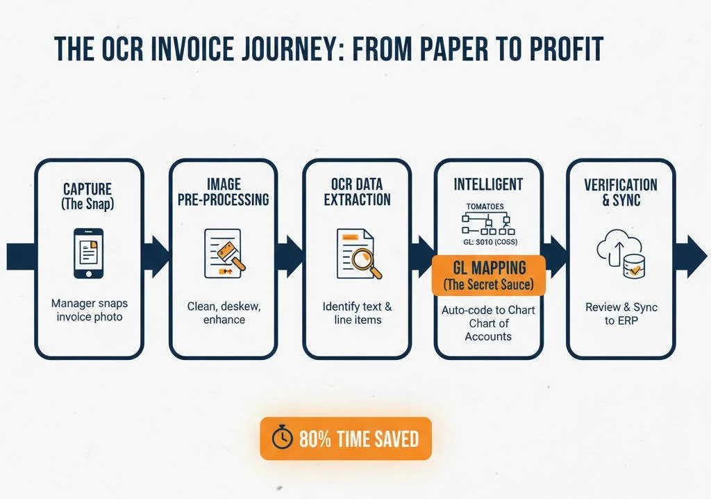 the ocr invoice workflow over easy invoices